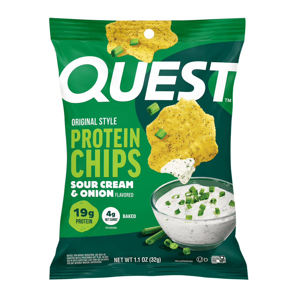 Sour Cream & Onion Original Style Protein Chips
