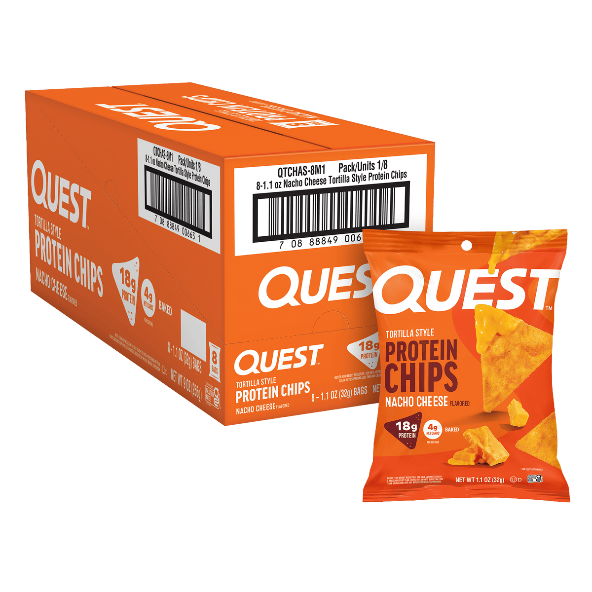 Protein Chips Bundle; 8 x 8ct. boxes - Save 15%