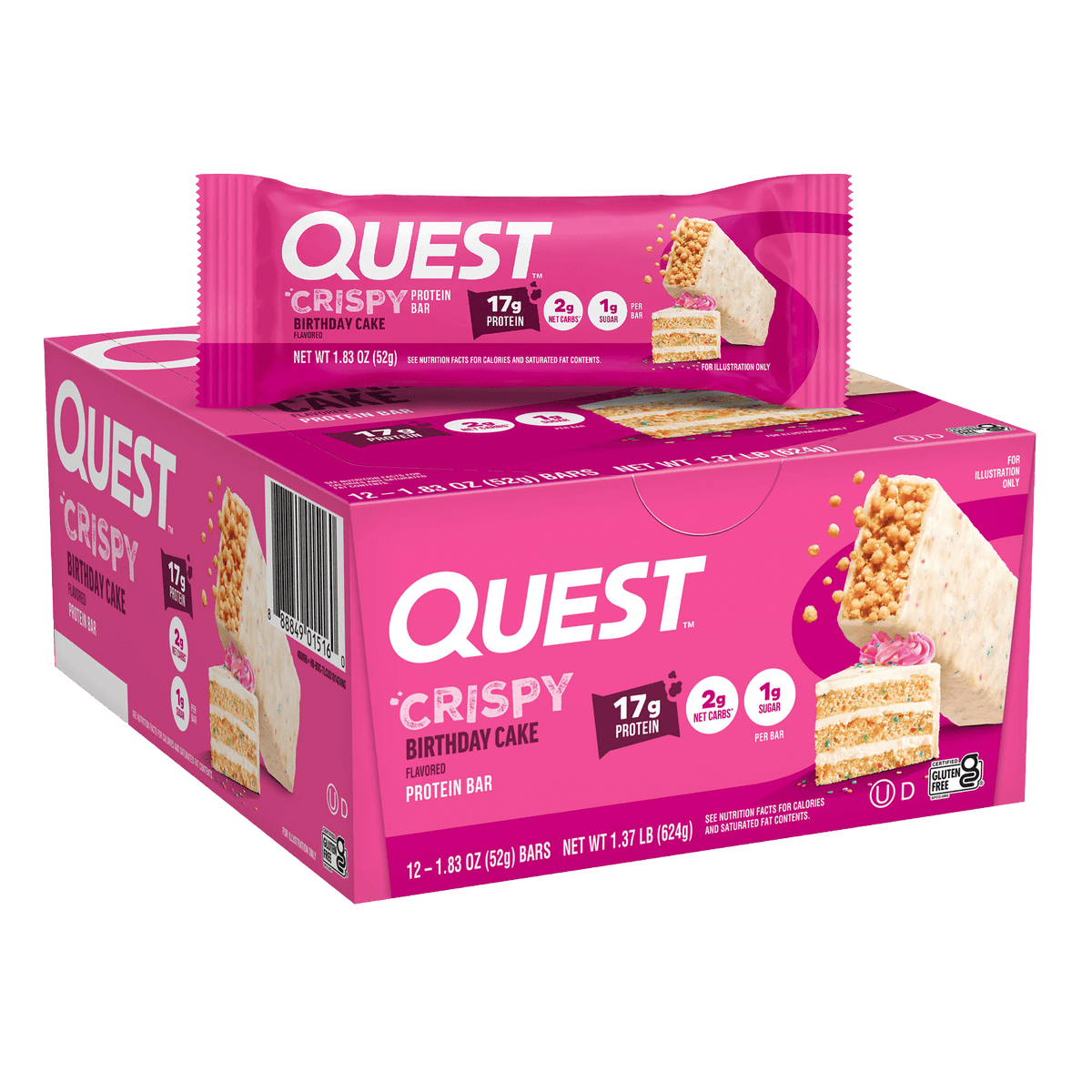 Birthday Cake Crispy Hero Bars