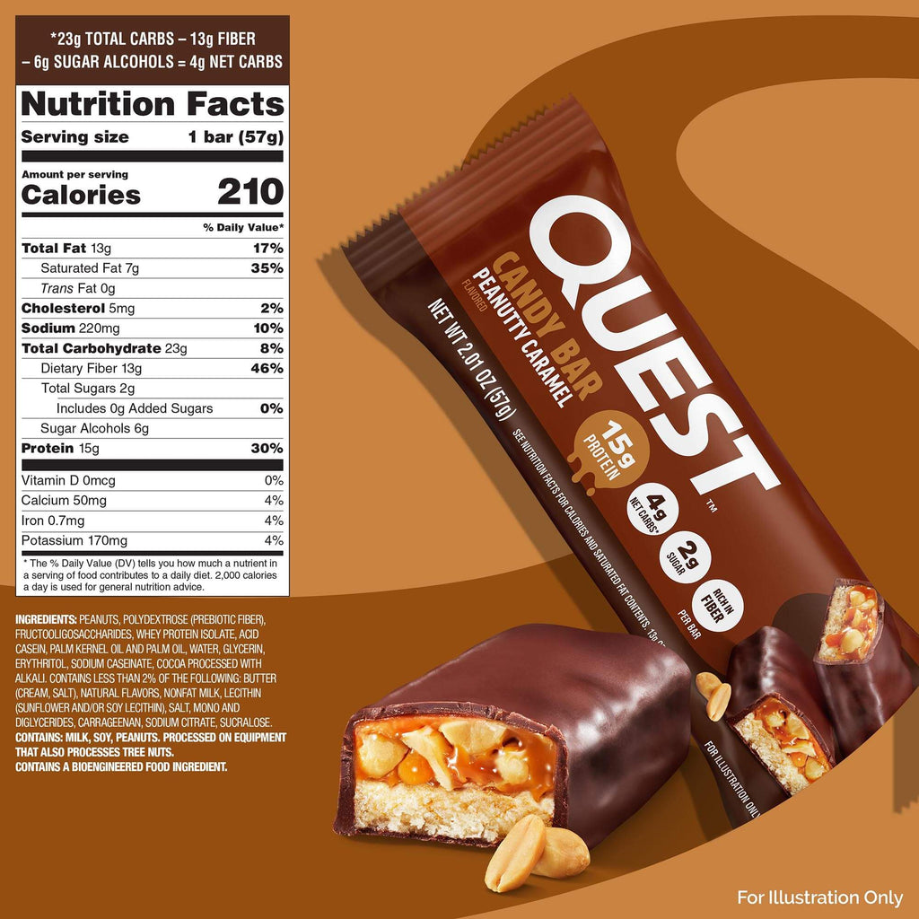 Peanutty Caramel Candy Bars