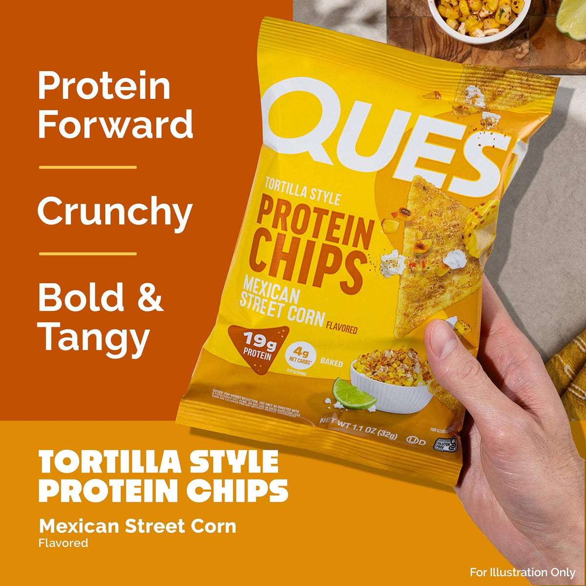 Mexican Street Corn Tortilla Style Protein Chips