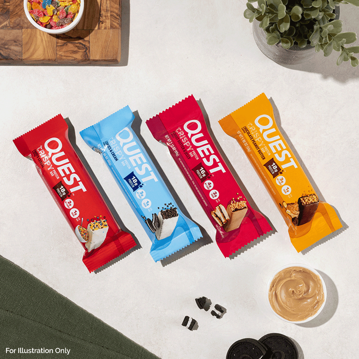 Fruity Cereal Crispy Hero Protein Bars