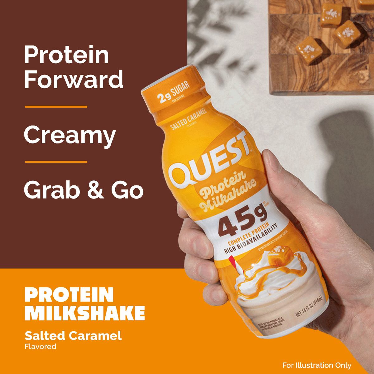 Quest Salted Caramel Protein Milkshake